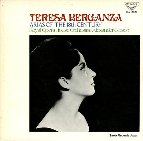 BERGANZA, TERESA arias of the 18th century SLC2426
