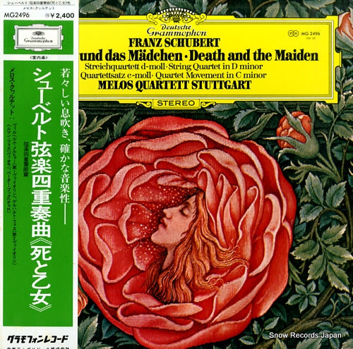 MELOS QUARTETT STUTTGART schubert; death and the maiden MG2496