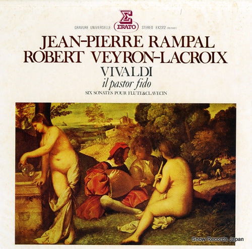 RAMPAL, JEAN-PIERRE vivaldi; six sonates pour flute et clavecin "il pastor fido" op.13 EX-2312
