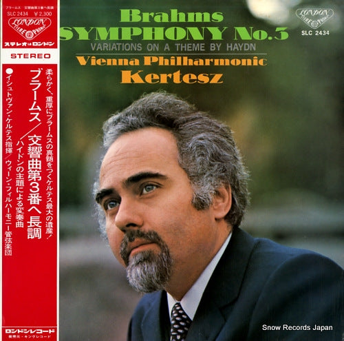 KERTESZ, ISTVAN brahms; symphony no.3 in f major, op.90 SLC2434