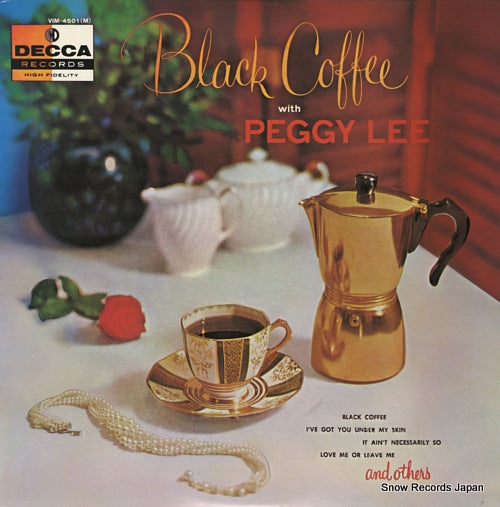 LEE, PEGGY black coffee with peggy lee VIM-4501