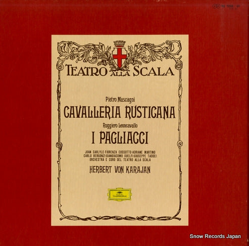 KARAJAN, HERBERT VON mascagni; cavalleria rusticana MG8098/100