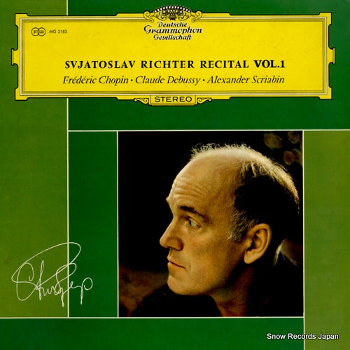 RICHTER, SVJATOSLAV svjatoslav richter recital vol.1 MG2183