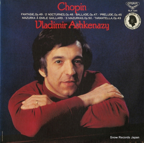 ASHKENAZY, VLADIMIR chopin complete piano works = vol.5 SLA1241