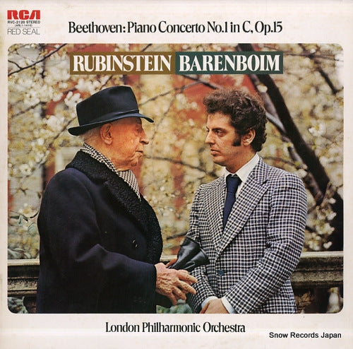 RUBINSTEIN, ARTUR beethoven; piano concerto no.1 in c op.15 RVC-2128