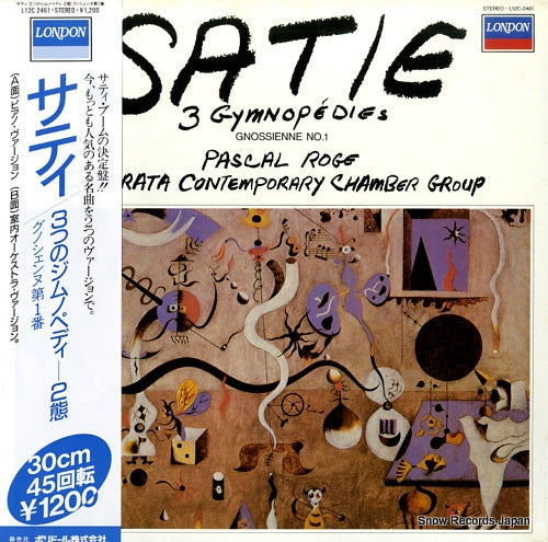 ROGE, PASCAL satie; 3 gymnopedies L12C-2461