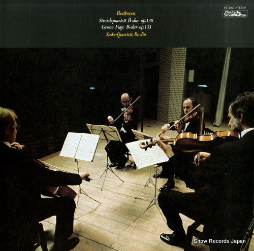 SUSKE-QUARTETT, BERLIN beethoven; streichquartett b-dur op.130 & grosse fuge b-dur op.133 ET-5085