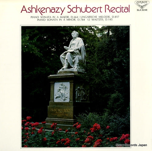 ASHKENAZY, VLADIMIR ashkenazy schubert recital SLA6248