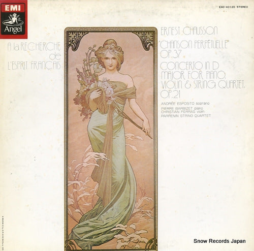 V/A ernest chausson; "chanson perpetuelle" op.37 EAC-40125
