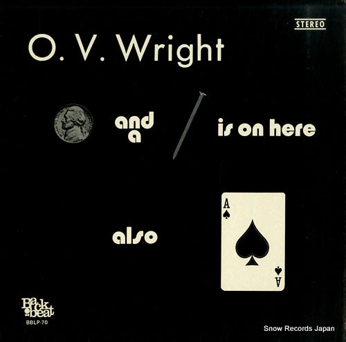 WRIGHT, O. V. a nickle and a nail and ace of spades BB-70