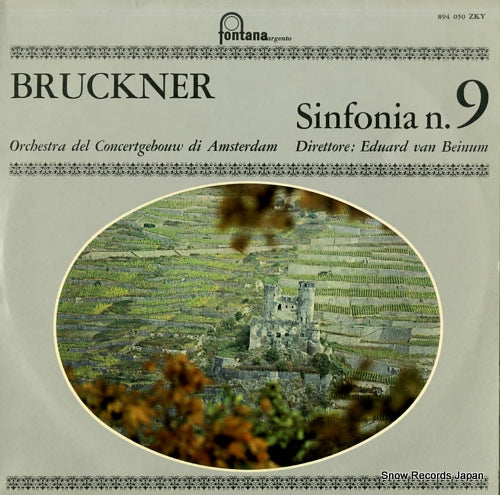 BEINUM, EDUARD VAN bruckner; sinfonia n.9 894050
