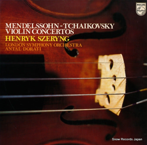 SZERYNG, HENRYK mendelssohn - tchaikovsky; violin concertos 13PC-268