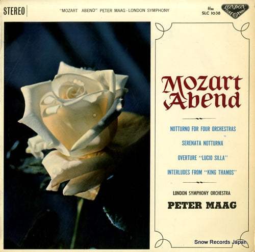 MAAG, PETER mozart abend SLC1038