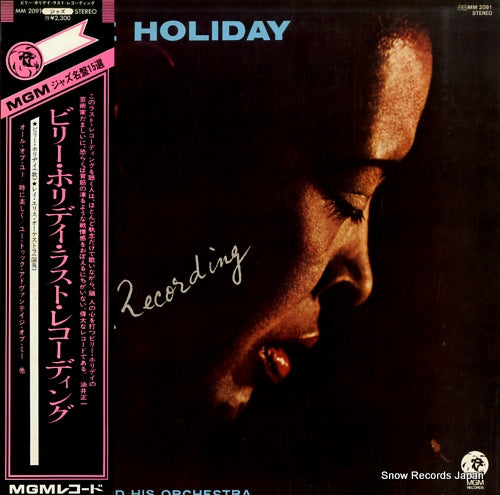 HOLIDAY, BILLIE last recording MM2091