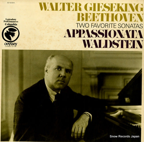 GIESEKING, WALTER beethoven; two favorite sonatas 32160314