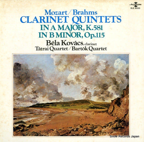 KOVACS, BELA mozart / brahms; clarinet quintets SLE6020