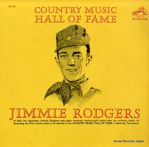 RODGERS, JIMMIE country music hall of fame LPM2531