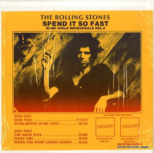 ROLLING STONES, THE spend it so fast WHOM-SGR-2