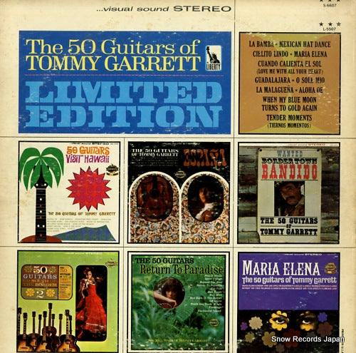 GARRETT, TOMMY the 50 guitars limited edition S-6607