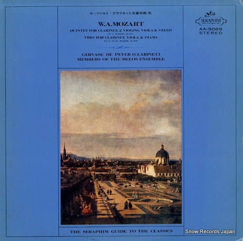 PEYER, GERVASE DE mozart; quintet for clarinet 2 violins, viola & cello AA-5069
