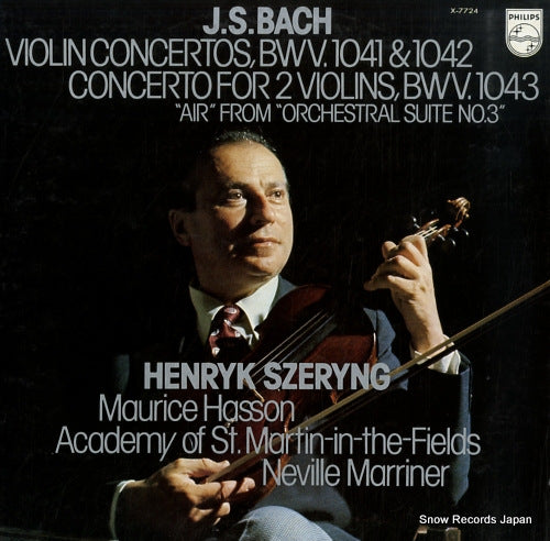 SZERYNG, HENRYK bach; violin concertos X-7724