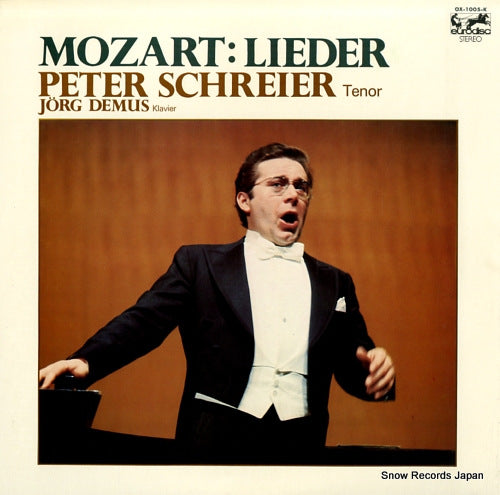SCHREIER, PETER mozart; lieder OX-1005-K