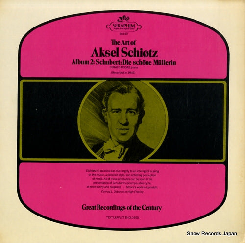 SCHIOTZ, AKSEL schubert; die schone mullerin SERAPHIM60140