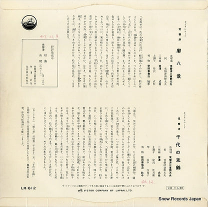 LR-612 back cover