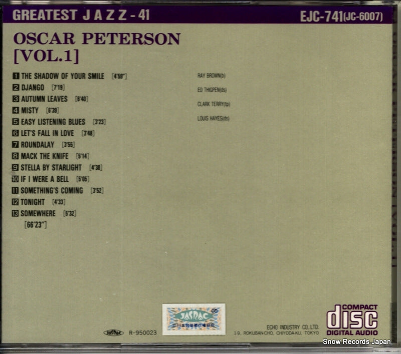 EJC-741 / JC-6007 back cover