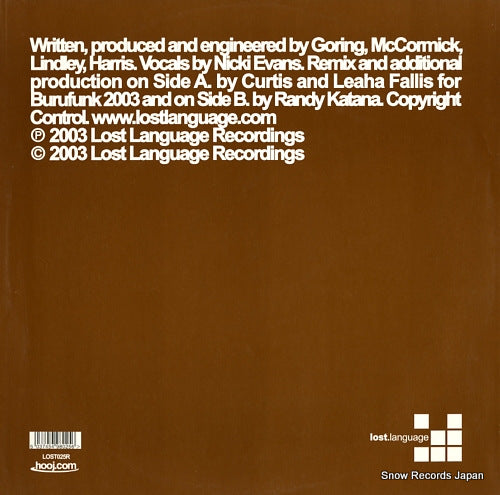 LOST025R back cover