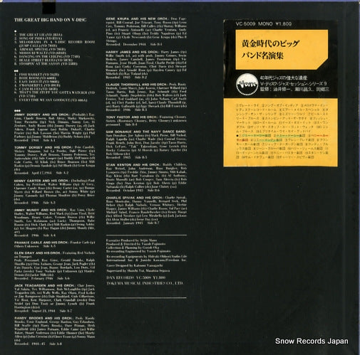 VC-5009 back cover