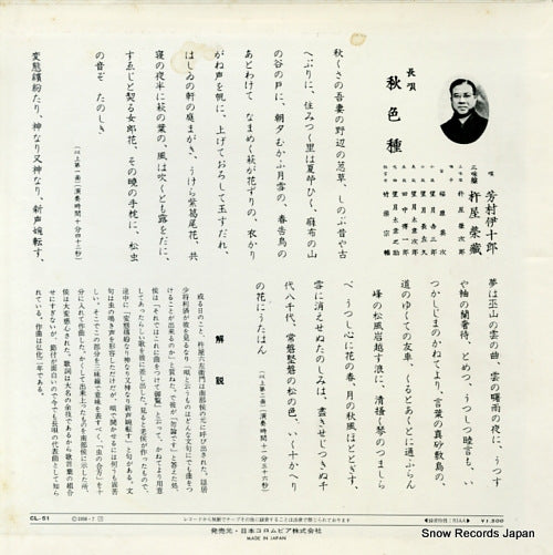 CL-51 back cover