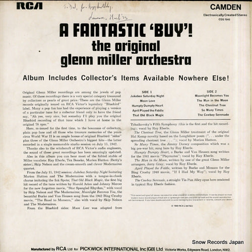 CDS1040 back cover