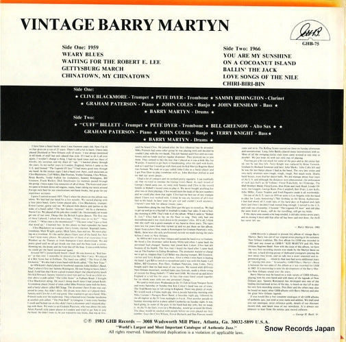 GHB-75 back cover