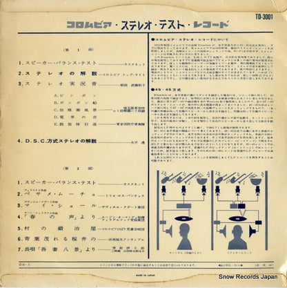 TD-3001 back cover