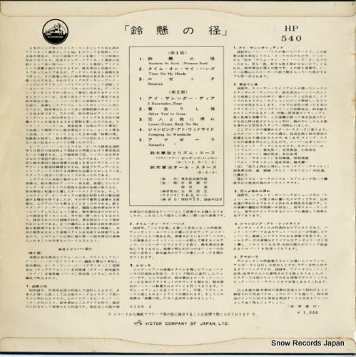 HP-540 back cover