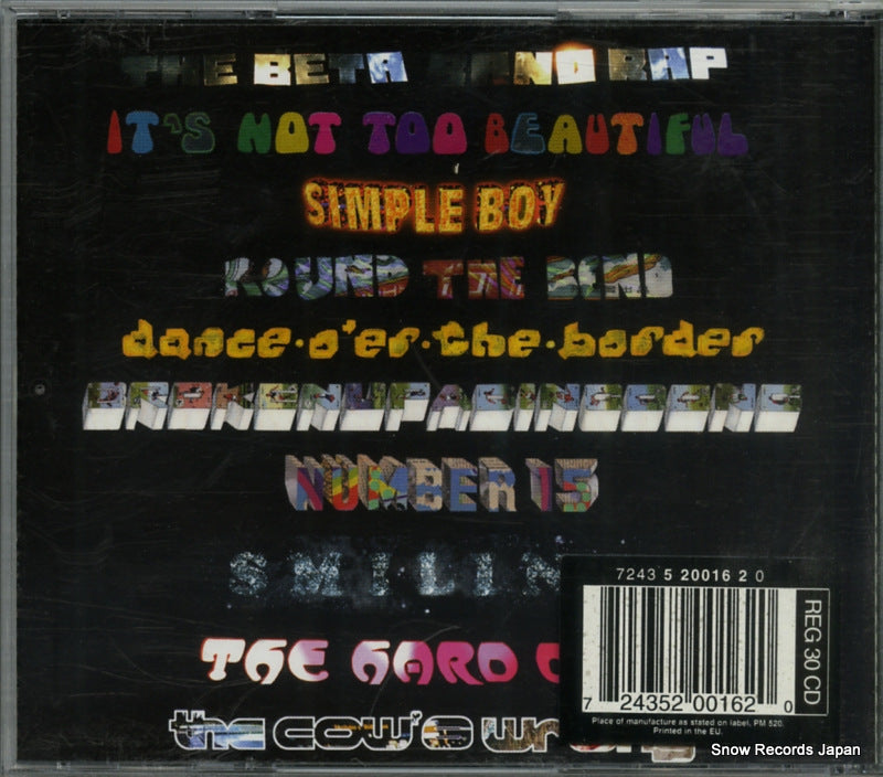 724352001620 / 5200162 / REG30CD back cover