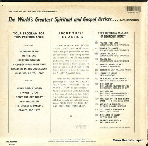 MCA-28020 back cover