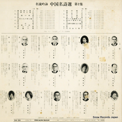 SW-99 back cover