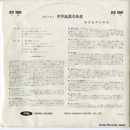 JCO-1001 back cover