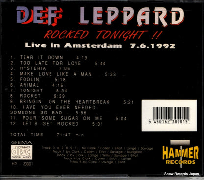 HR-30001 back cover
