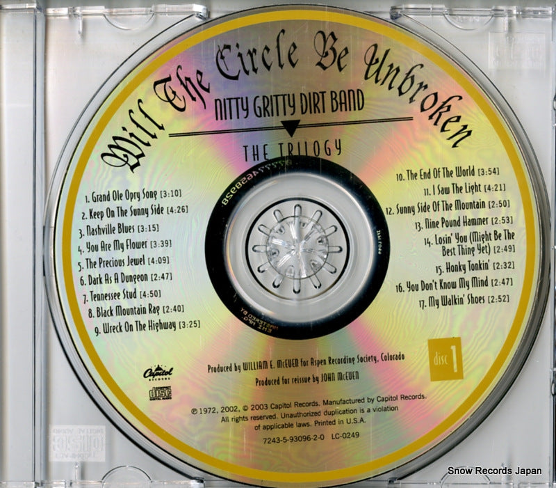 7243-5-91400-0-1 disc