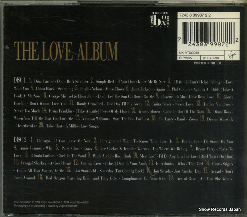 VTDCD38 / 724383998722 back cover