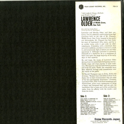FSA-15 back cover