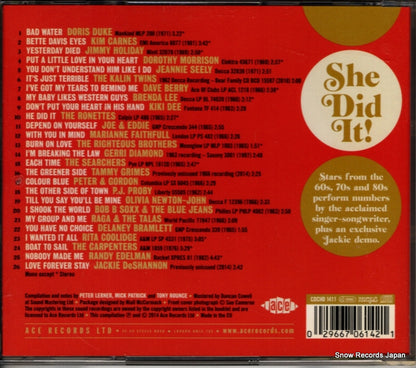 CDCHD1411 back cover