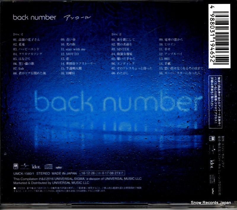 UMCK-1560 back cover