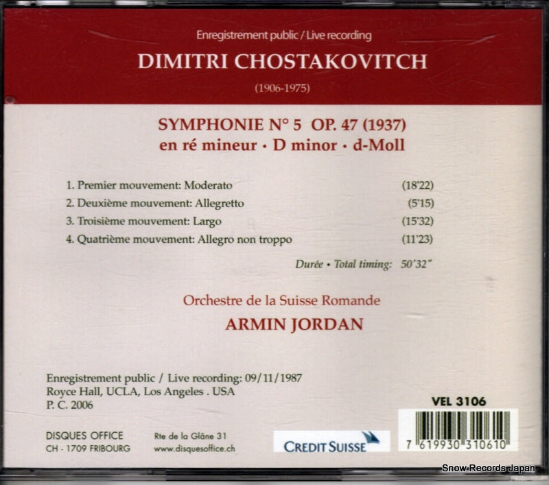 VEL3106 back cover