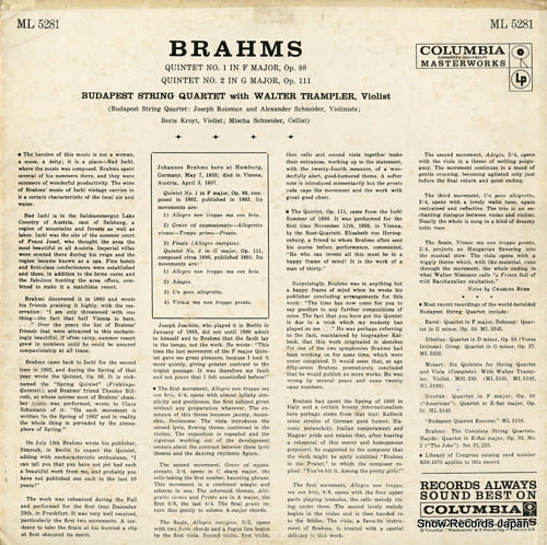 ML5281 back cover