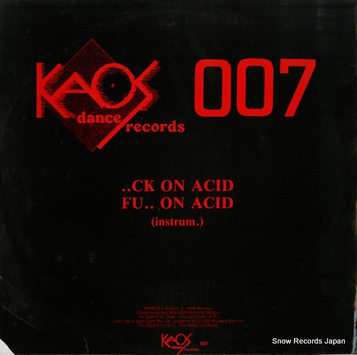 KAOS007 back cover