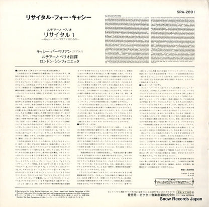 SRA-2891 back cover